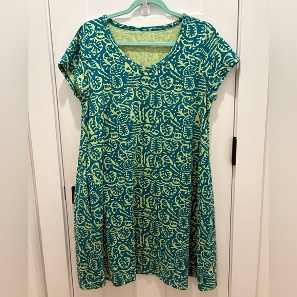 Soft Surroundings Dresses & Skirts - Soft Surroundings Women’s Tropical Slip Dress Size L Knee Length cap sleeves